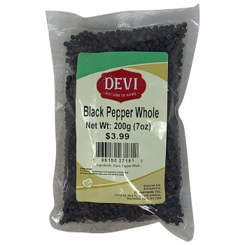 Devi Whole Black Pepper 200gm