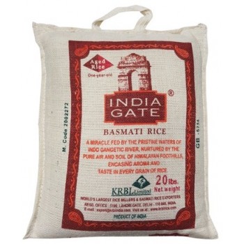 India Gate Basmati Rice 20 LB