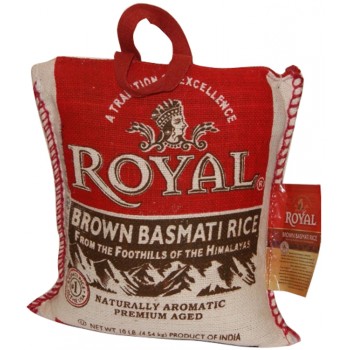 Royal Brown Basmati Rice 10LB
